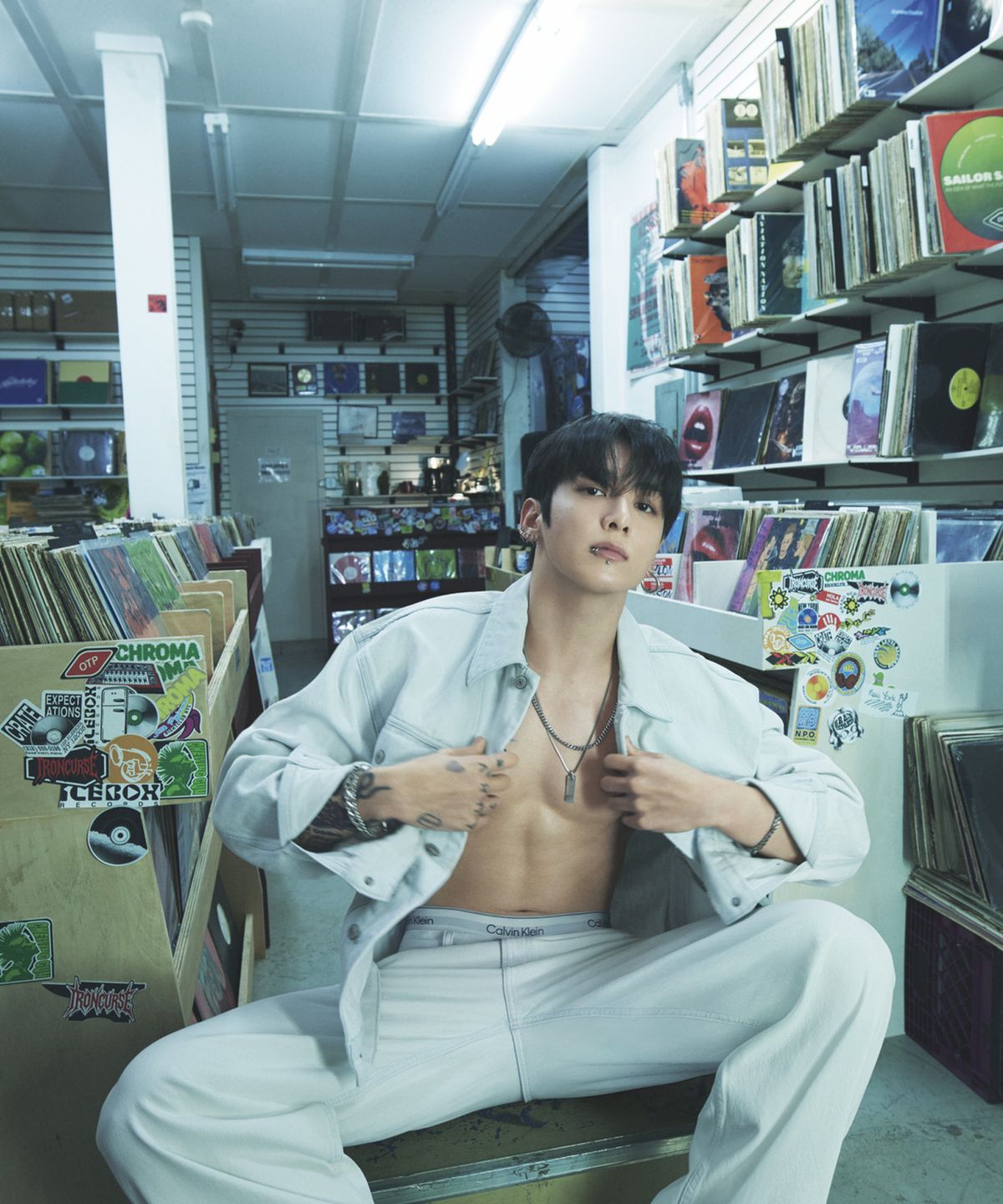 캘빈클라인 진(CALVIN KLEIN JEANS) 배기핏 진 4RF729G VOL