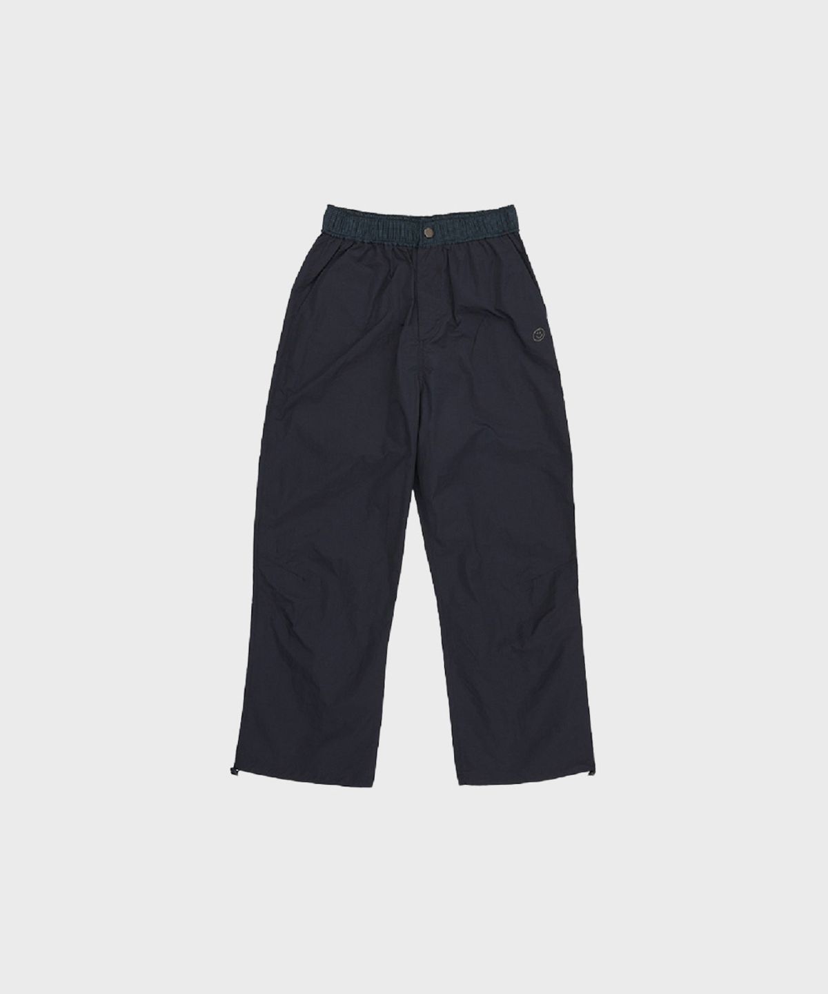 오울(OOOWL) NYLON STRING PANTS LOVE NAVY