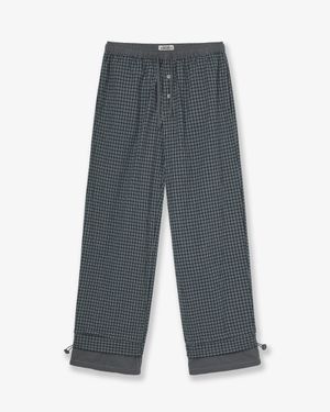 DRAWSTRING PAJAMA PANTS [NAVY]