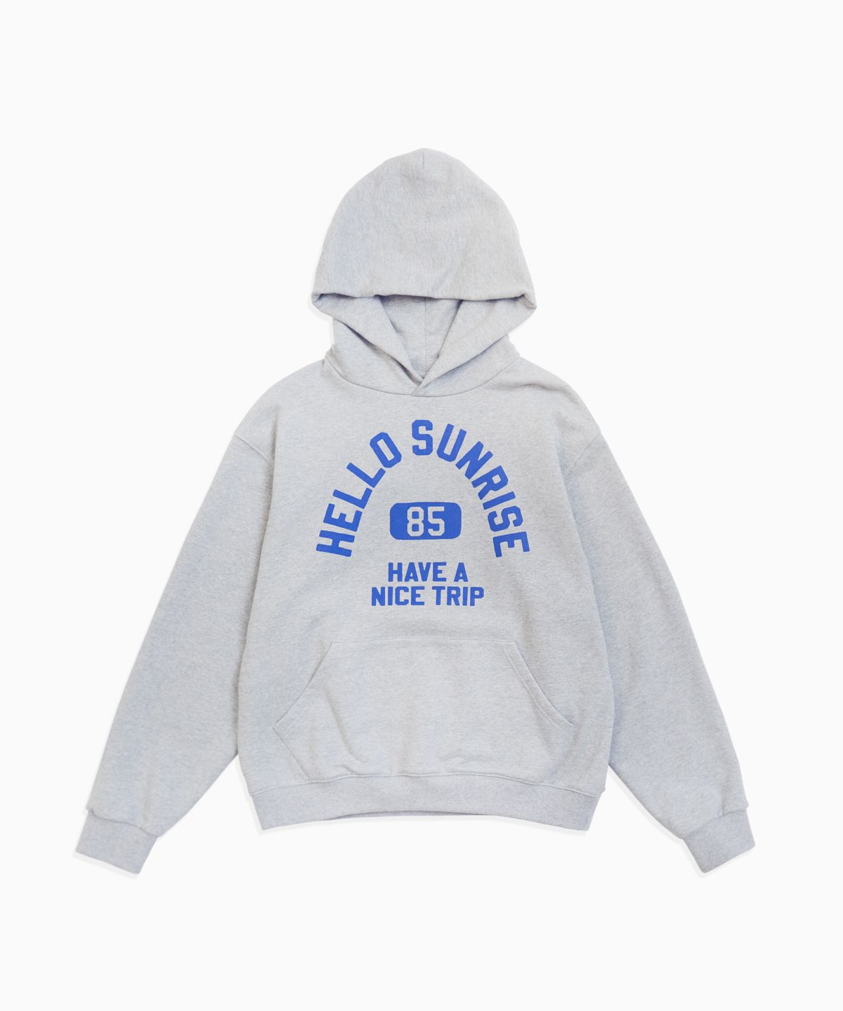 헬로 선라이즈(HELLO SUNRISE) HNT Arch Logo Hoodie_Gray