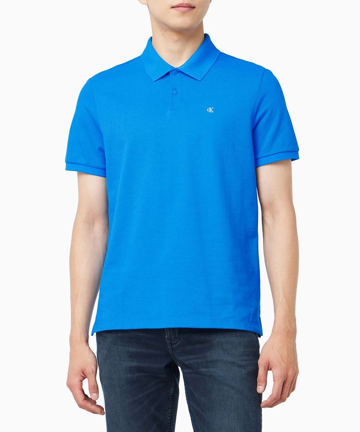 캘빈클라인 진(CALVIN KLEIN JEANS) 모노그램 피케 폴로 반팔 티셔츠 40EM269 CFM