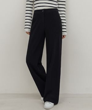 [인생360] [3단기장] 쫀득쫀쫀 소프트 세미와이드 슬랙스_F6S161SL