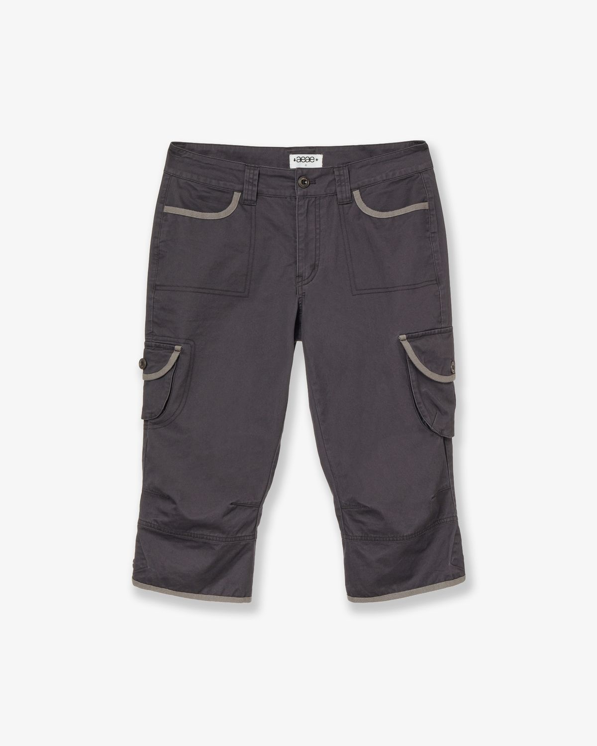 에이이에이이(AEAE) CAPRI CARGO PANTS [CHARCOAL]