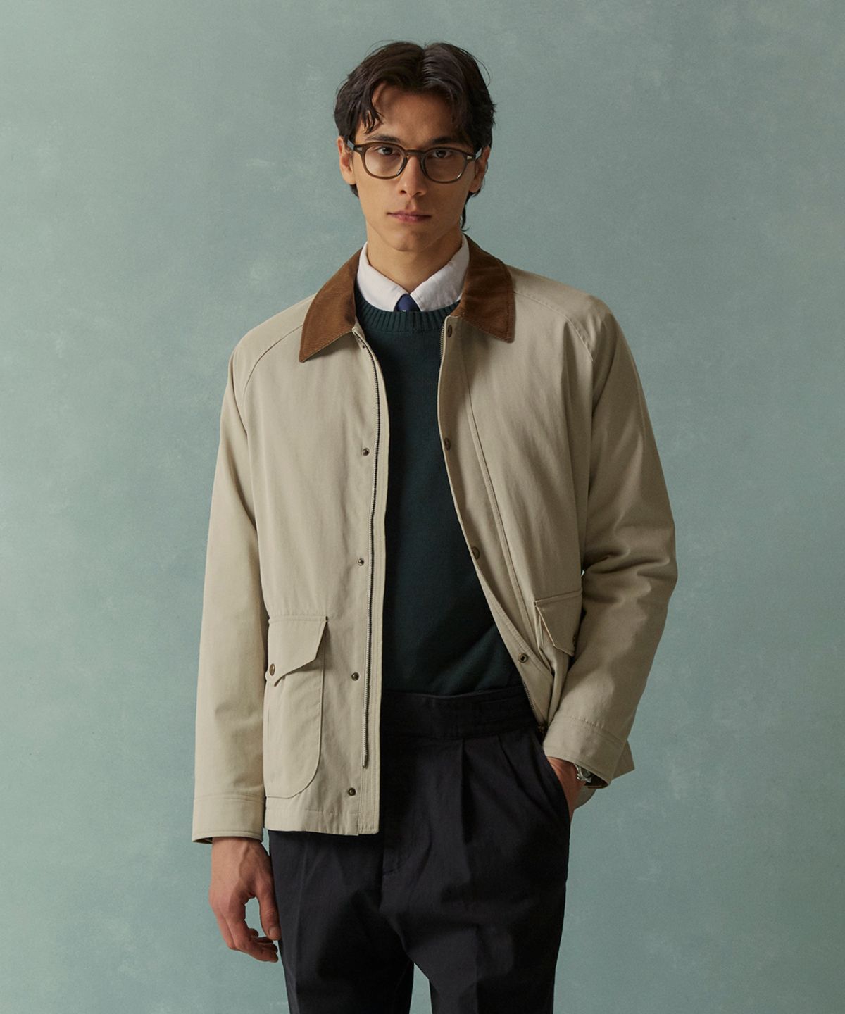 브룩스 브라더스(BROOKS BROTHERS) [Heritage] 헌팅 필드 재킷 (아이보리) (BBOTMHG152)