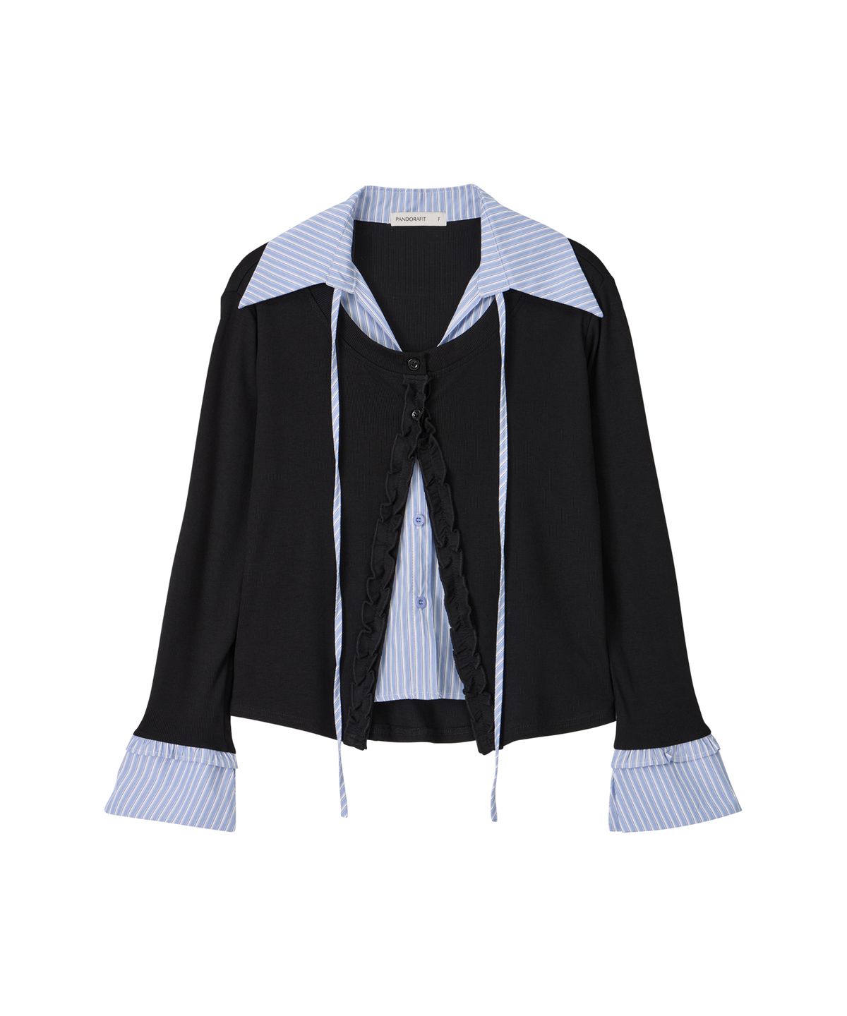 판도라핏(PANDORAFIT) Ruen Layer Cardigan (black)