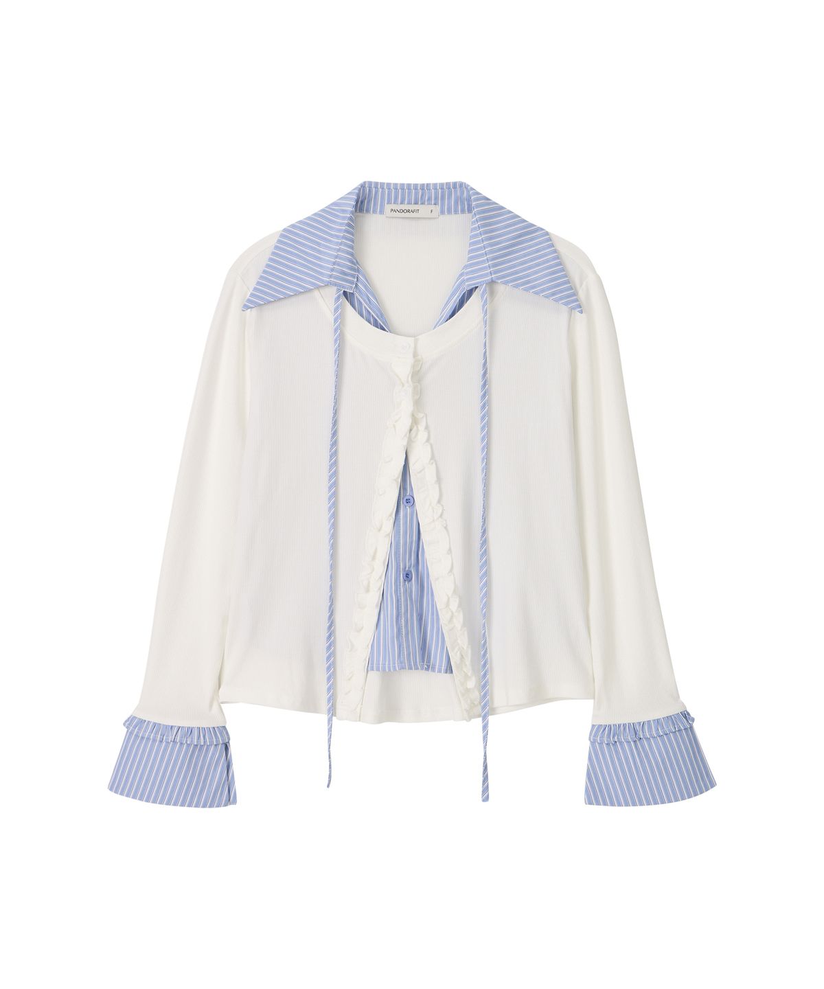 판도라핏(PANDORAFIT) Ruen Layer Cardigan (ivory)