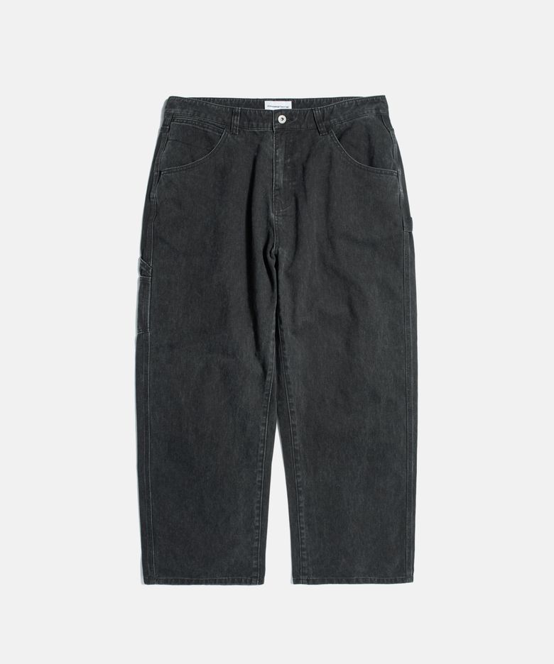 Vintage Cotton Painter Pants Washed Black
