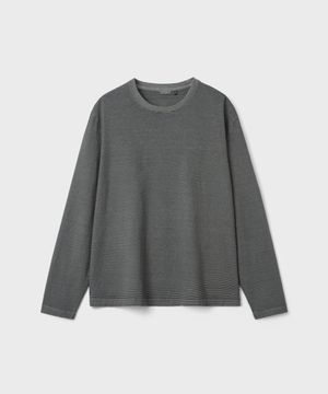 시티 그런지 스트라이프 롱 슬리브 - 다잉 카키