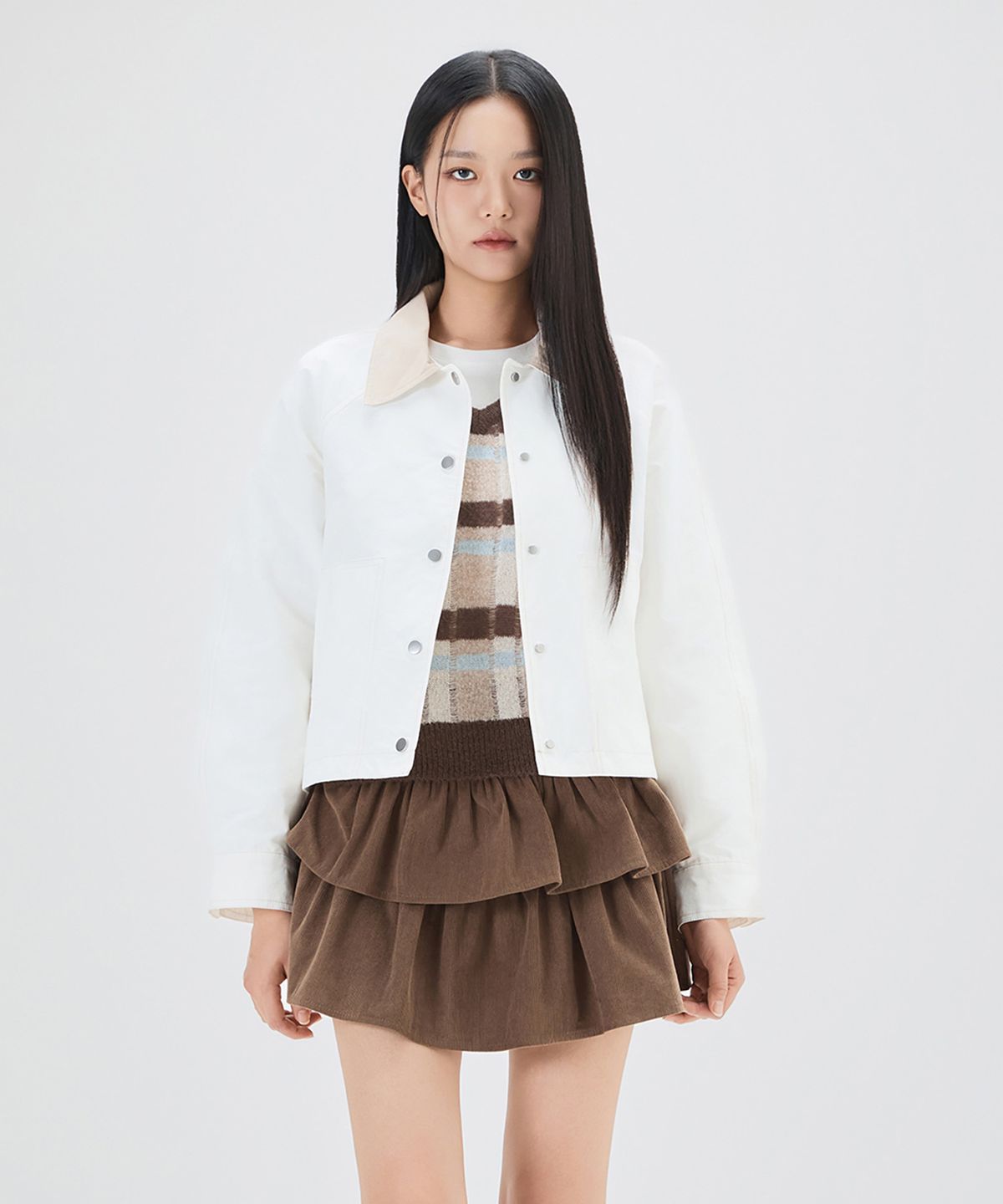 미쏘(MIXXO) 숏 워크자켓_MIWJKG311G