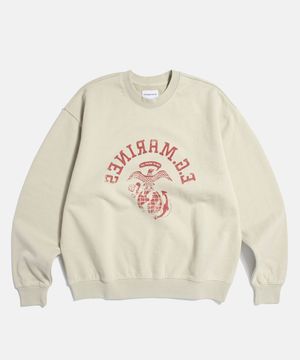 Travis Marines Heavyweight Sweatshirt Sand