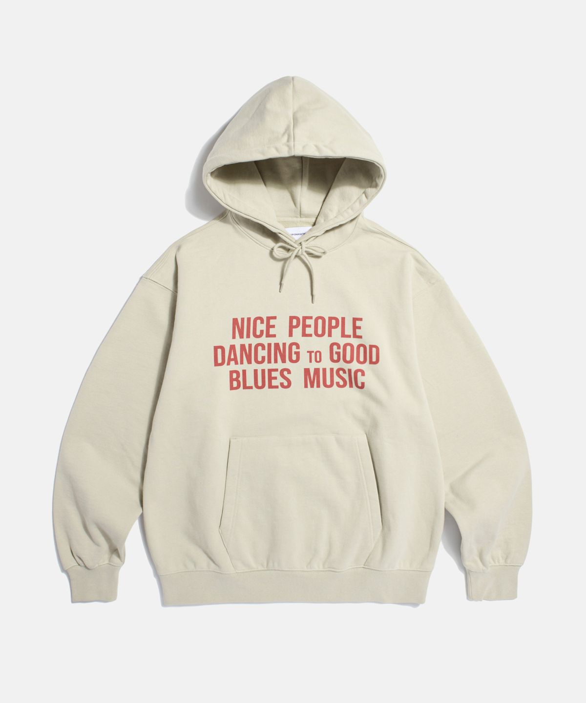 에스피오나지(ESPIONAGE) Blues Music Heavyweight Hoodie Sand