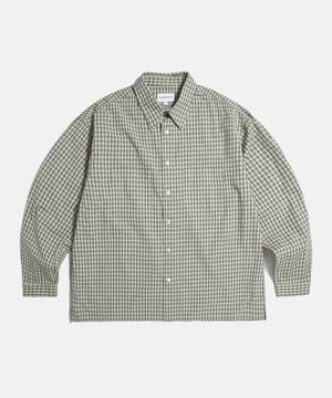 Multi Check 2 Pocket Shirt Blue Beige