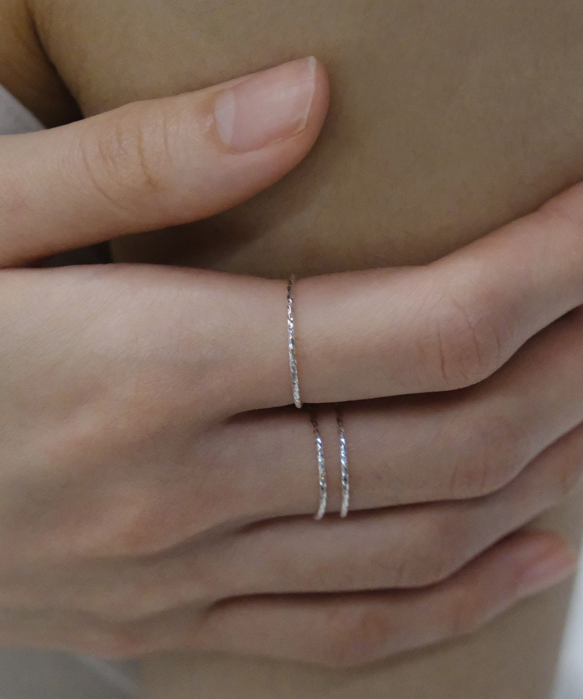 포에트리하우스(POETRYHAUS) SHINE LAYERED 3-SET RING