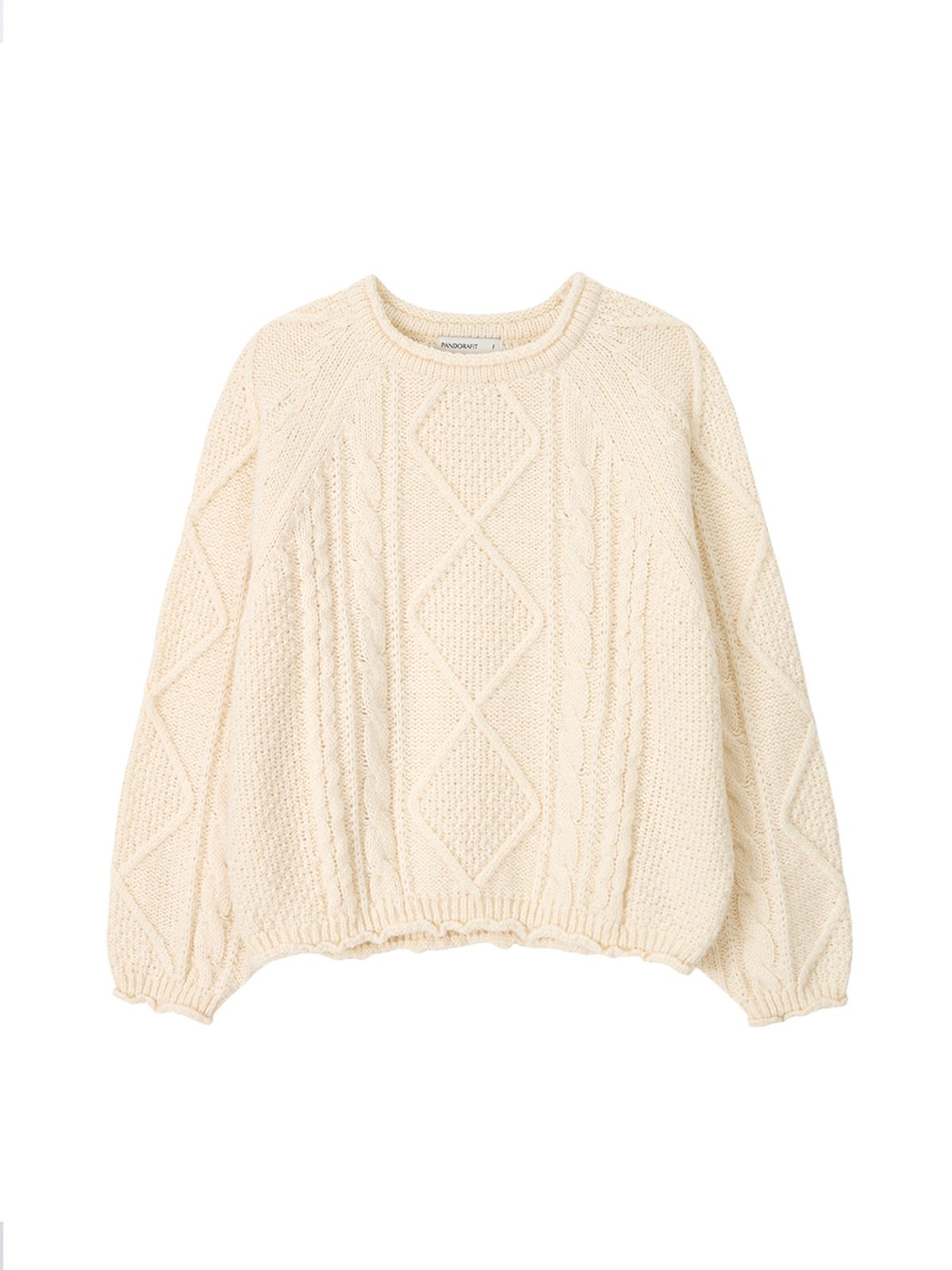 판도라핏(PANDORAFIT) Lumière Cable Knit (ivory)