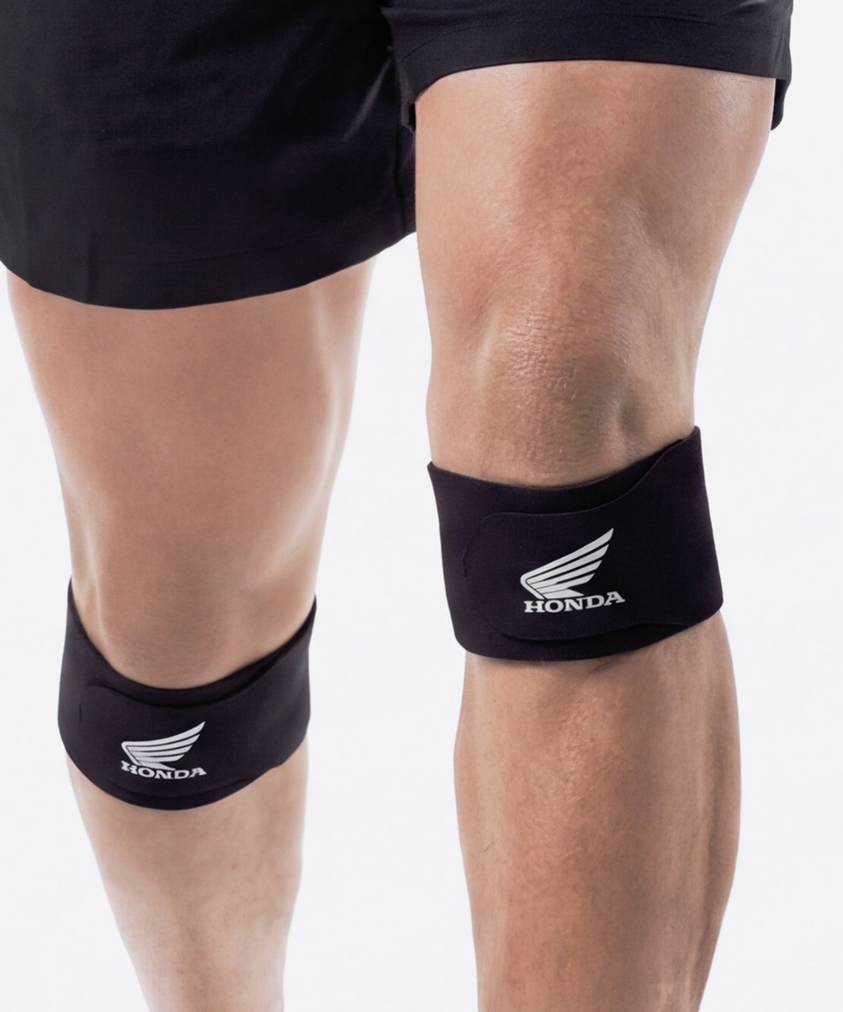 핍스 모터사이클(PHYPS MOTORCYCLE) Speed Run Band Knee Brace Black