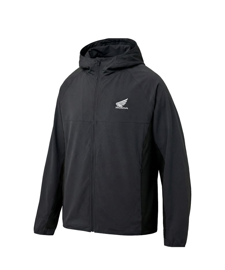 Speed Run Light Weight Hoodie Zip-Up Black