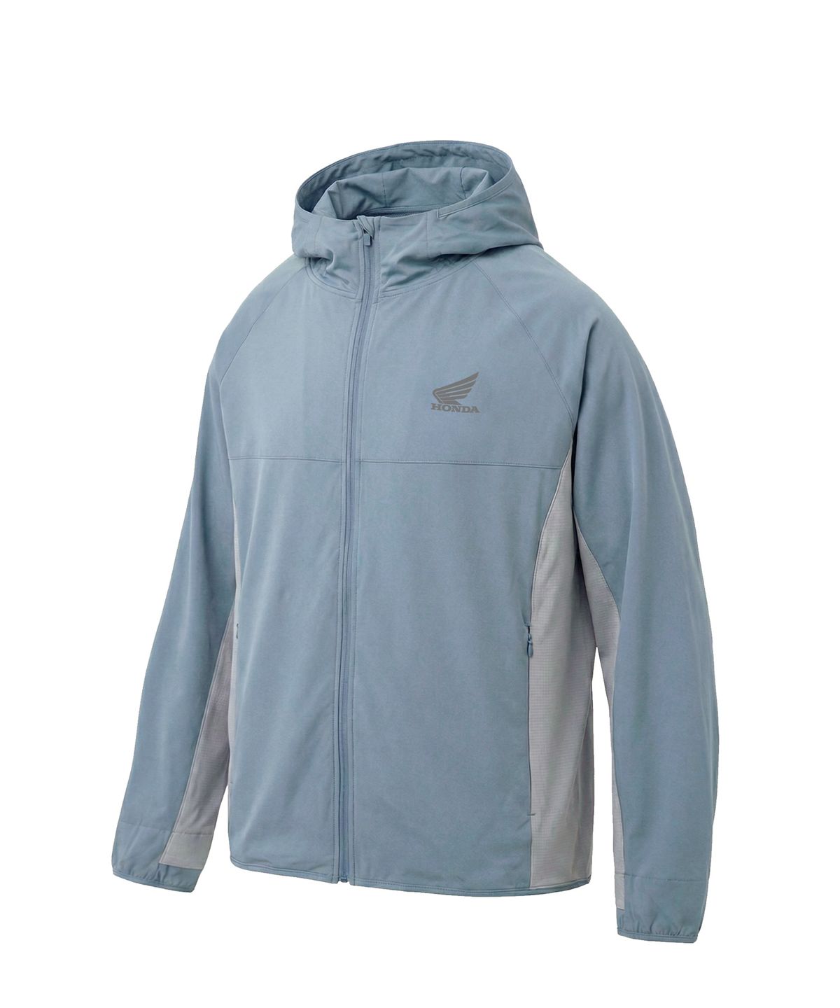 핍스 모터사이클(PHYPS MOTORCYCLE) Speed Run Light Weight Hoodie Zip-Up Vintage Blue