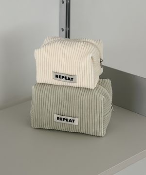 파우더리 스퀘어 파우치 L (5colors)