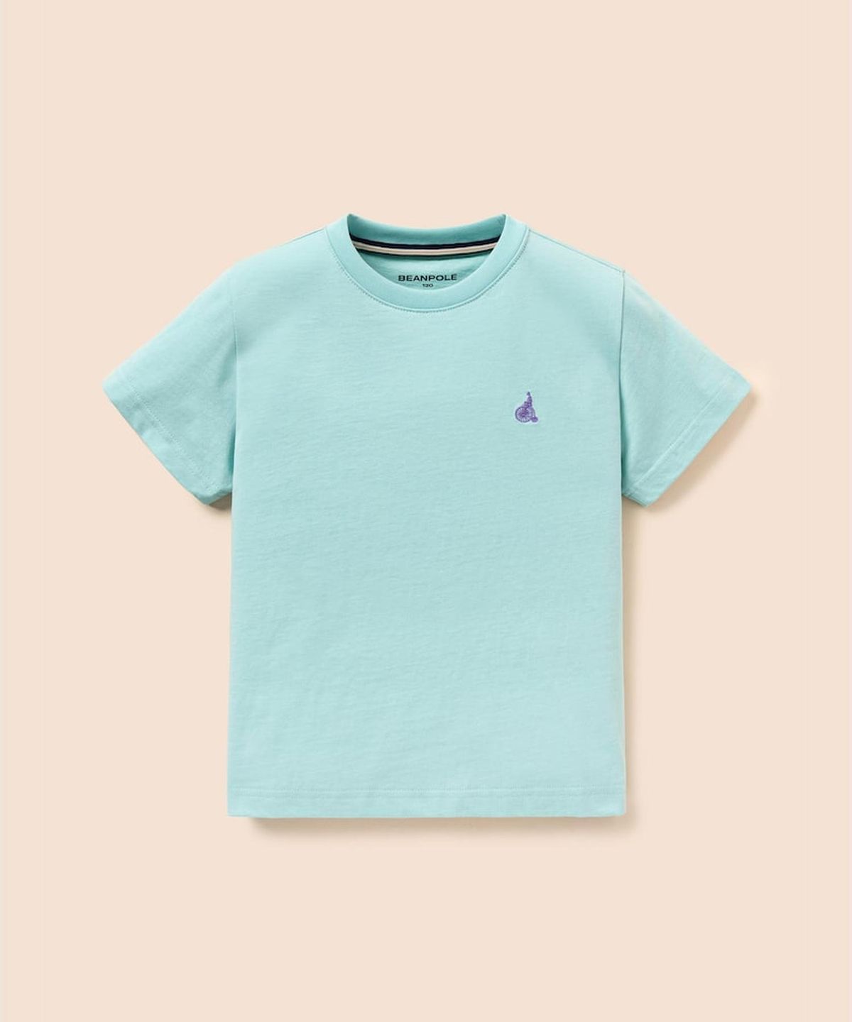 빈폴 키즈(BEANPOLE KIDS) [Essential] 수피마 베이직 반소매 티셔츠 - 라이트 그린 (BI6242UE1L)