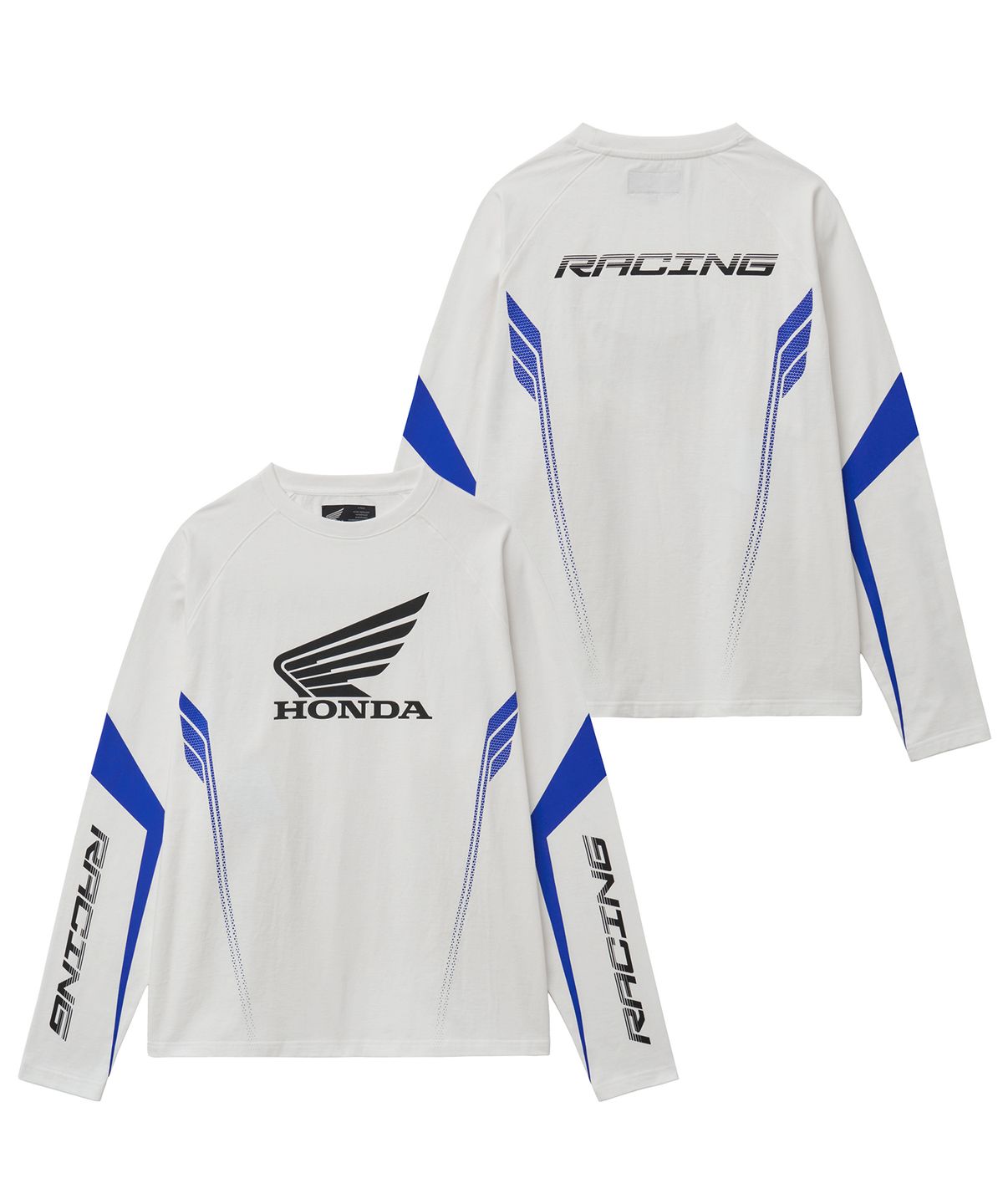 핍스 모터사이클(PHYPS MOTORCYCLE) Motorcycle Loose Fit Long Sleeve White