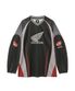 Motorcycle Jersey Long Sleeve Dark Navy