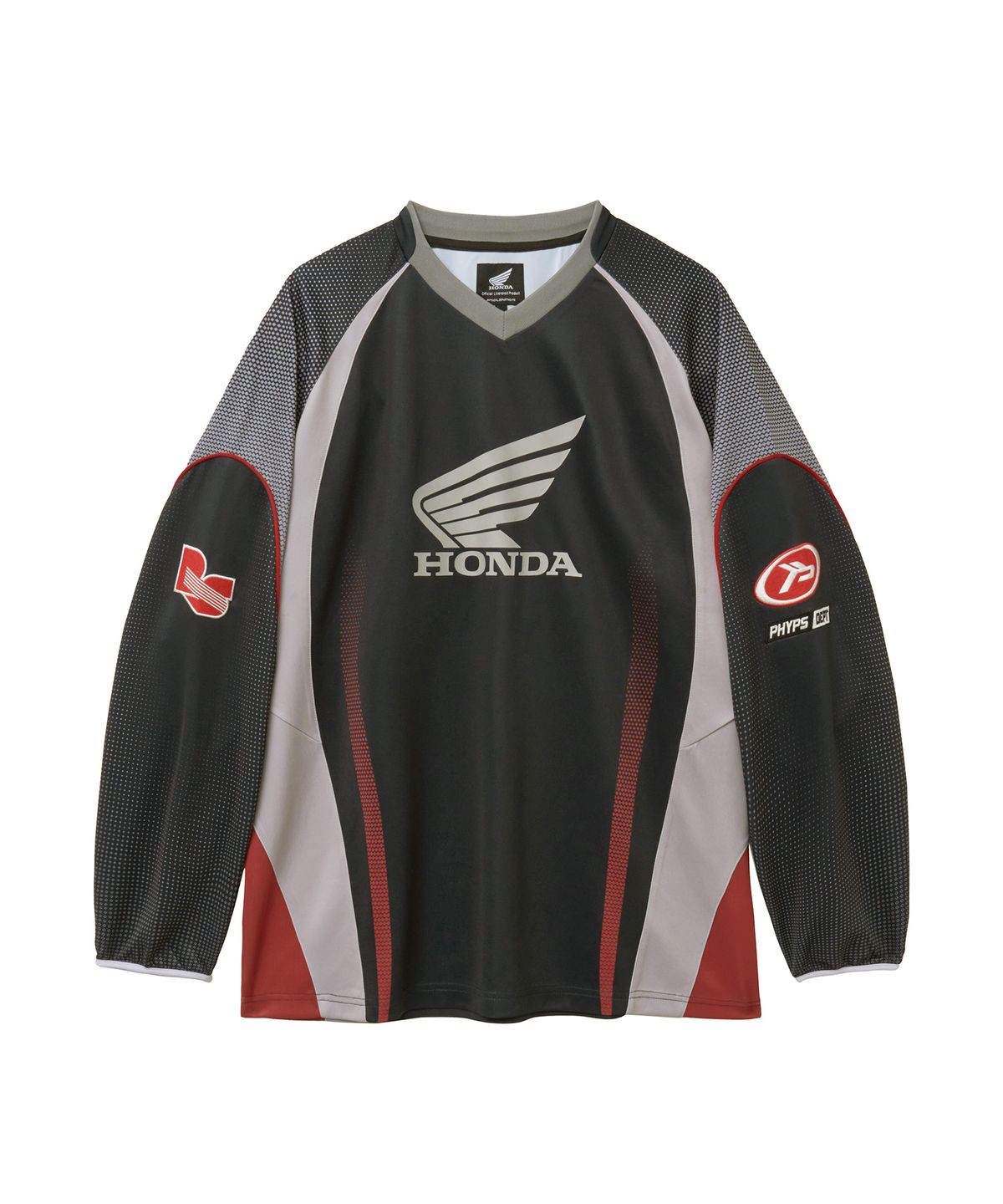 핍스 모터사이클(PHYPS MOTORCYCLE) Motorcycle Jersey Long Sleeve Dark Navy