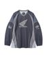 Motorcycle Jersey Long Sleeve Navy