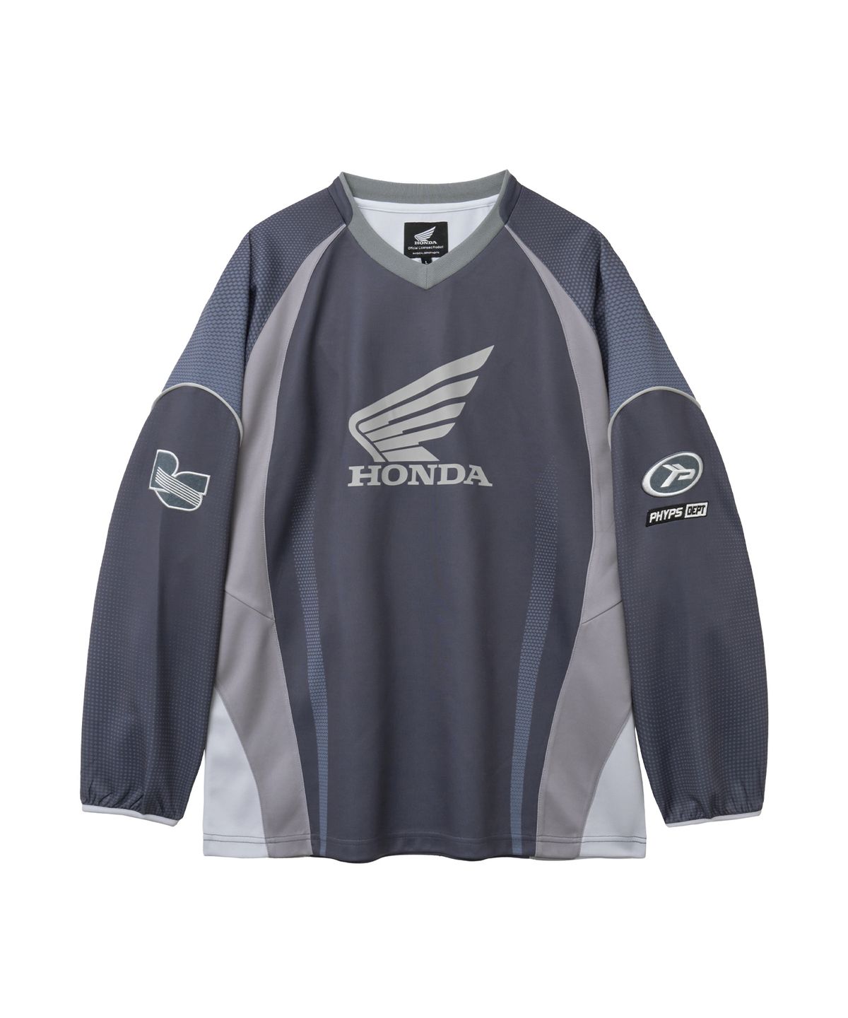 핍스 모터사이클(PHYPS MOTORCYCLE) Motorcycle Jersey Long Sleeve Navy