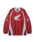 Motorcycle Jersey Long Sleeve Red