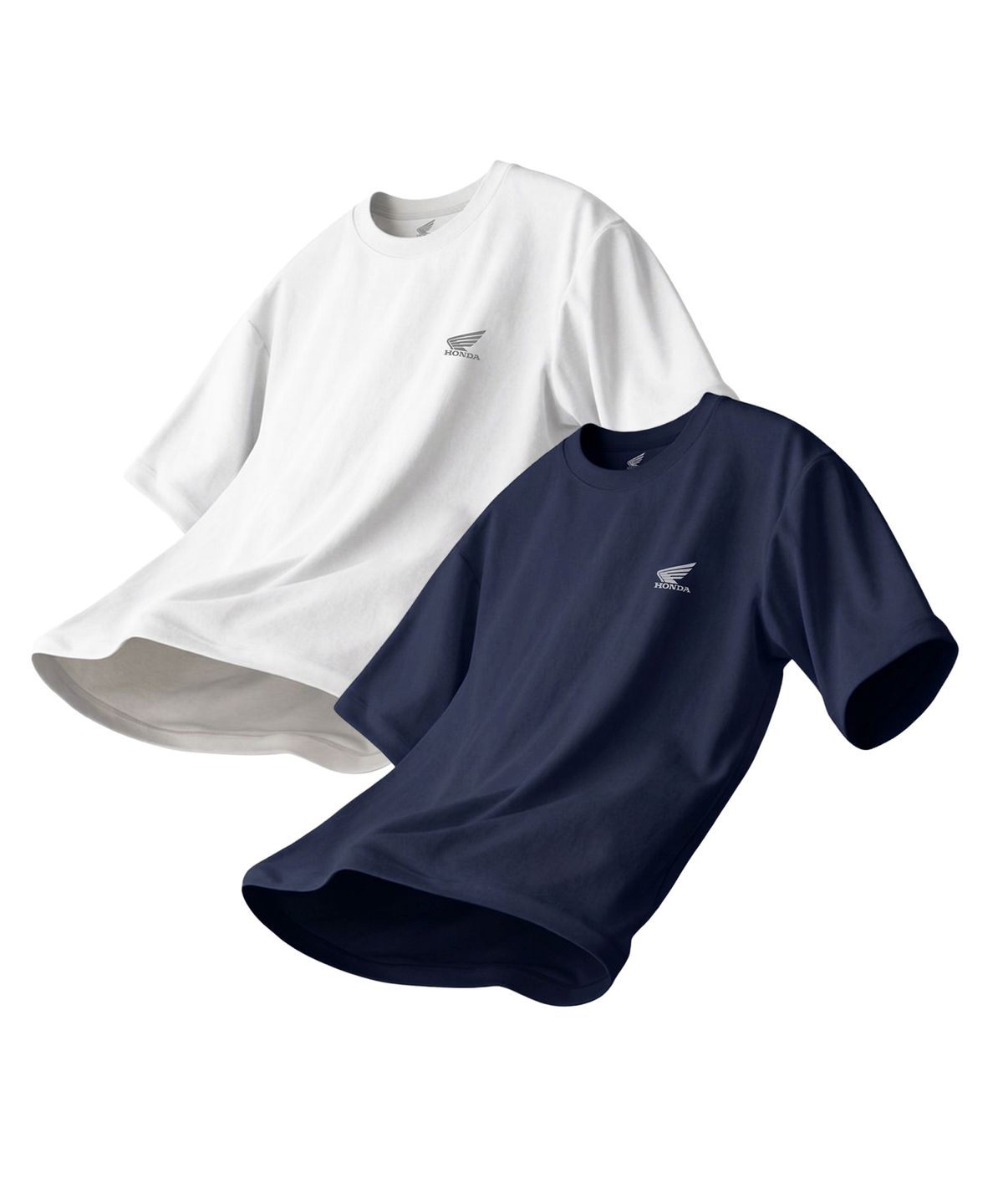 핍스 모터사이클(PHYPS MOTORCYCLE) [2Pack] Speed Cool Short Sleeve White & Navy