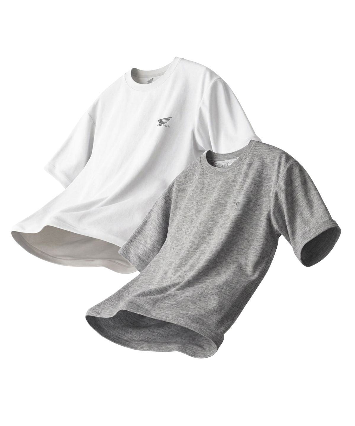 핍스 모터사이클(PHYPS MOTORCYCLE) [2Pack] Speed Cool Short Sleeve White & Gray