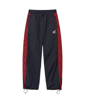 Nylon Mesh Block Pants Black