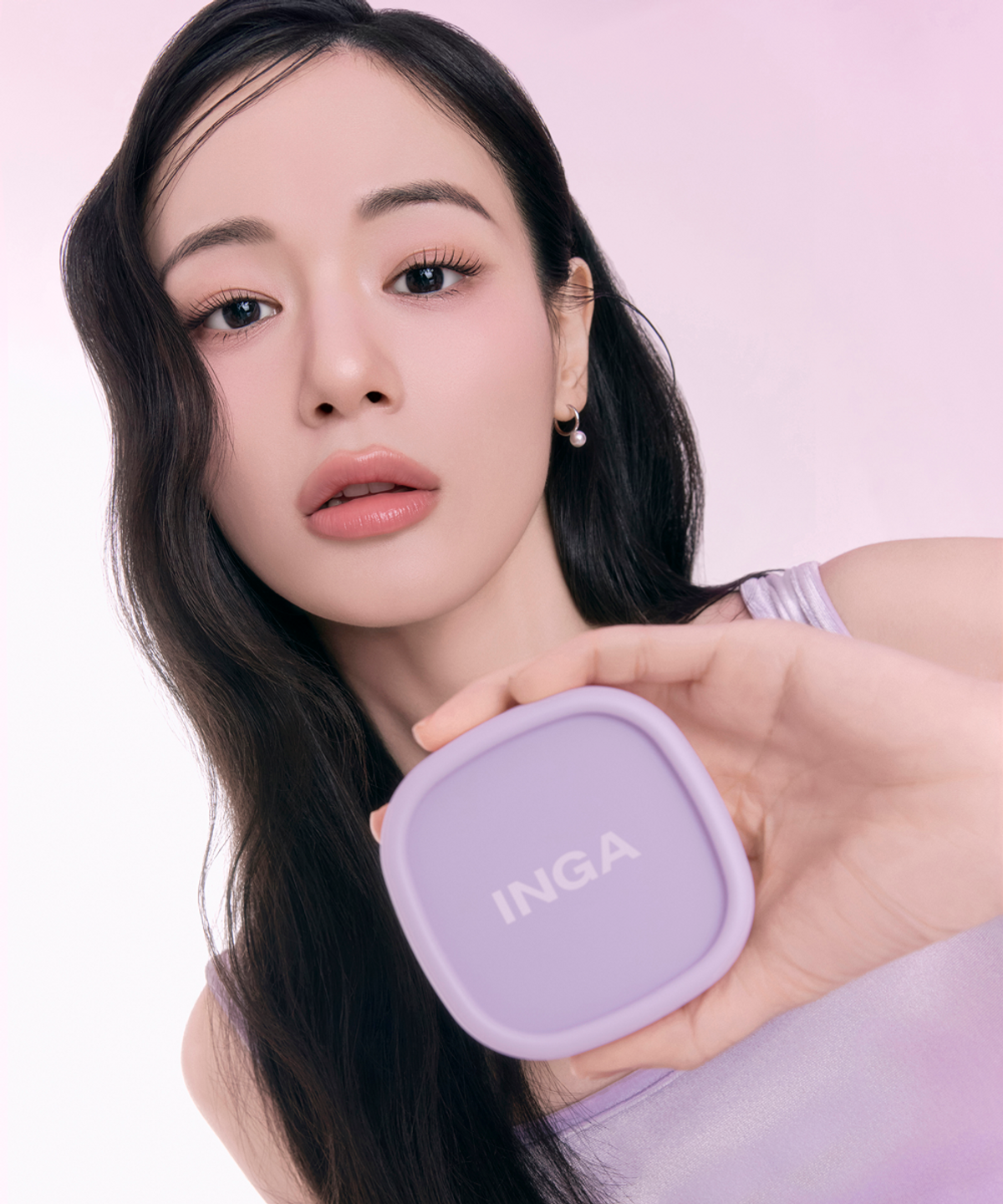 잉가(INGA) 내추럴 벨벳 커버 쿠션 SPF50+ PA++++ 5color
