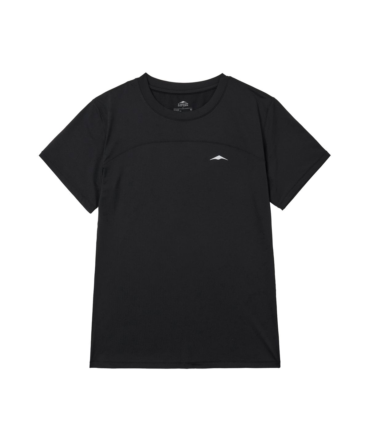 고요웨어(GOYOWEAR) W 아스킨 로고 숏 슬리브 (블랙)