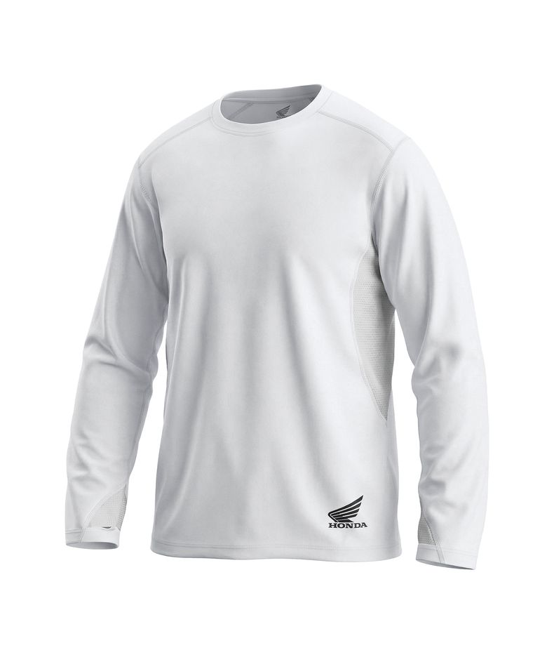 H-Tech Mesh Ventilation Finger Hole Jersey Gray