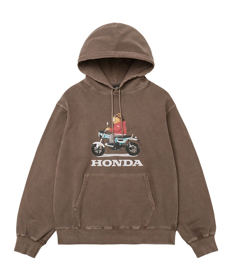 Pigment Dax Bear Hoodie Brown