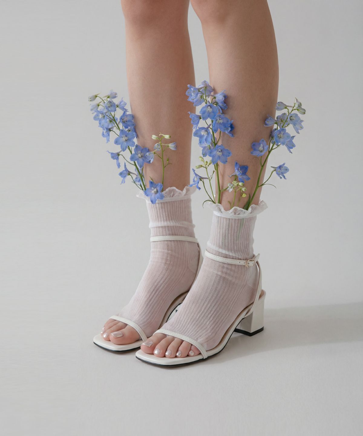로제니크(ROSENICK) 안디 끈 앞일선 메리제인 샌들 (3cm,5cm,7cm/3colors)