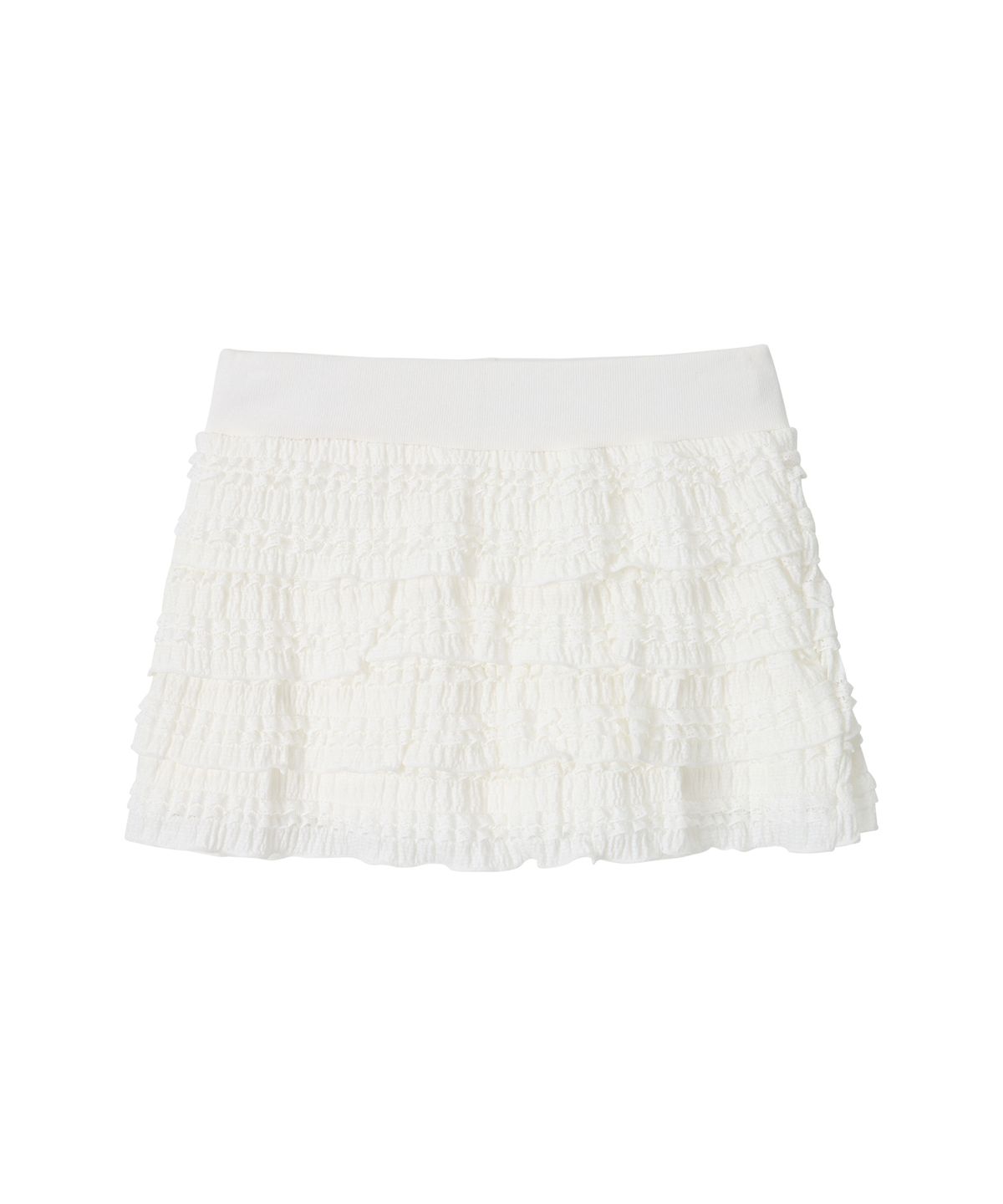 판도라핏(PANDORAFIT) Bloom Tiered Skirt (white)