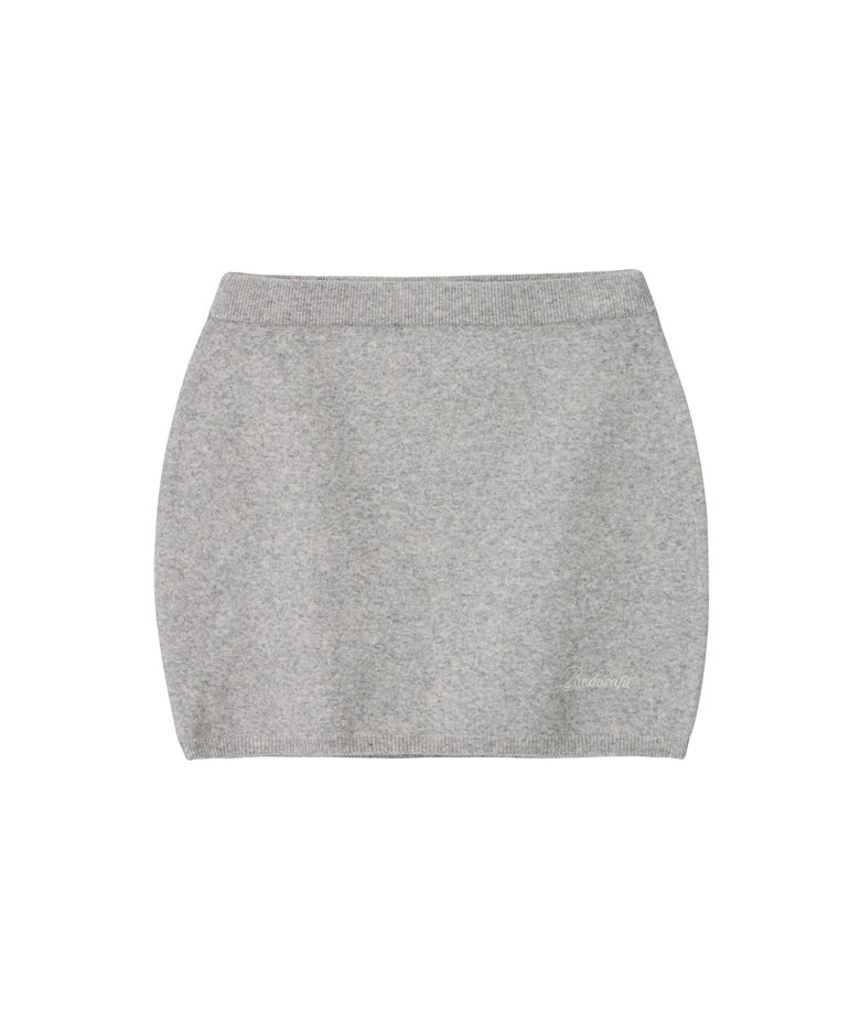 Arin Line Skirt (melange gray)