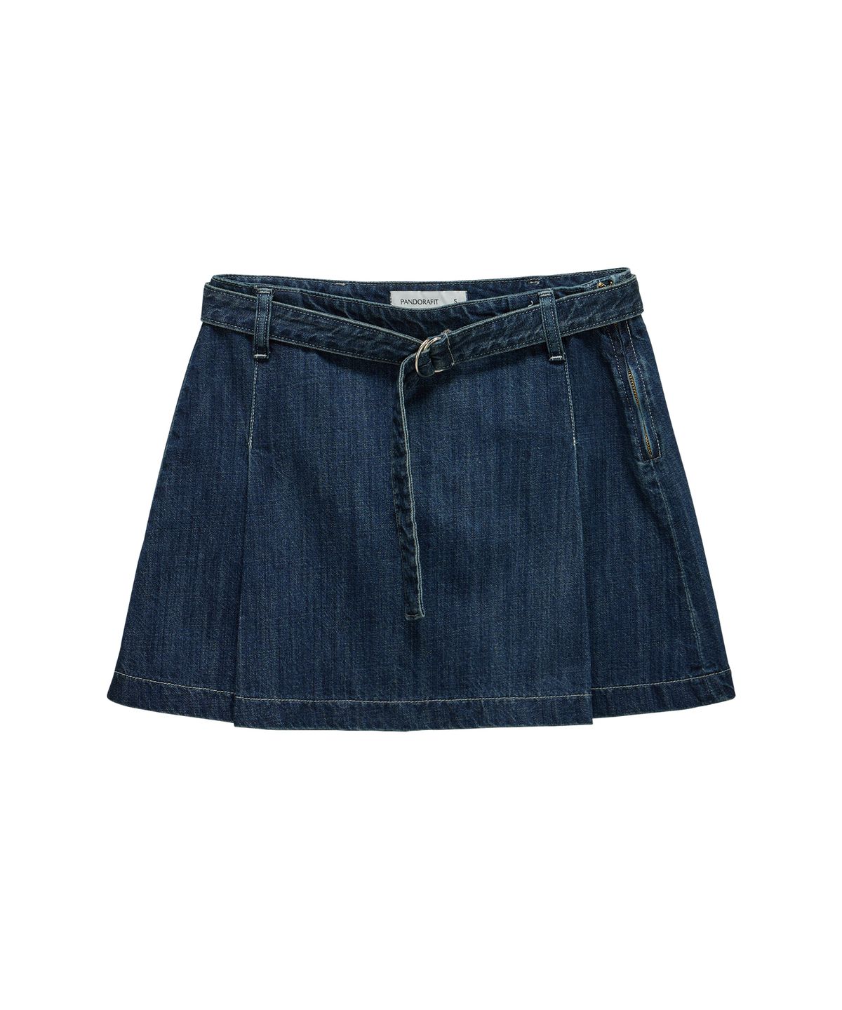 판도라핏(PANDORAFIT) Iris Ring Denim Skirt (deep blue)