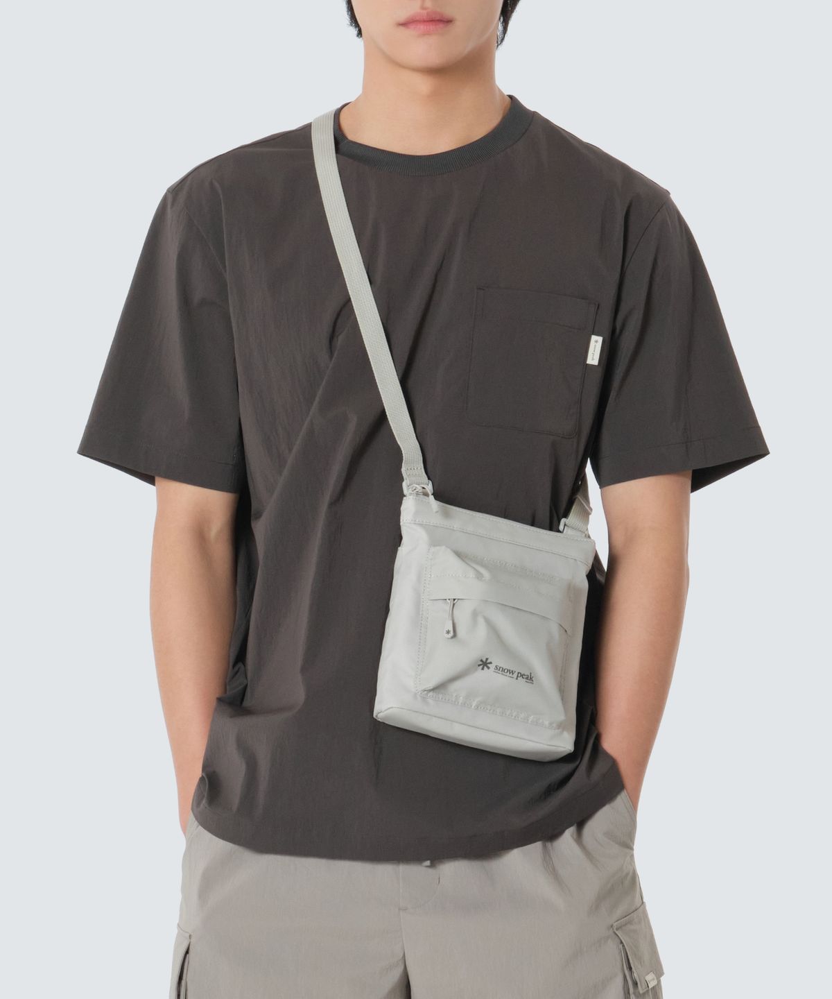 스노우피크 어패럴(SNOWPEAK APPAREL) 프로에어 경량 사코슈 1L (S26ZUFSB06) Light Gray