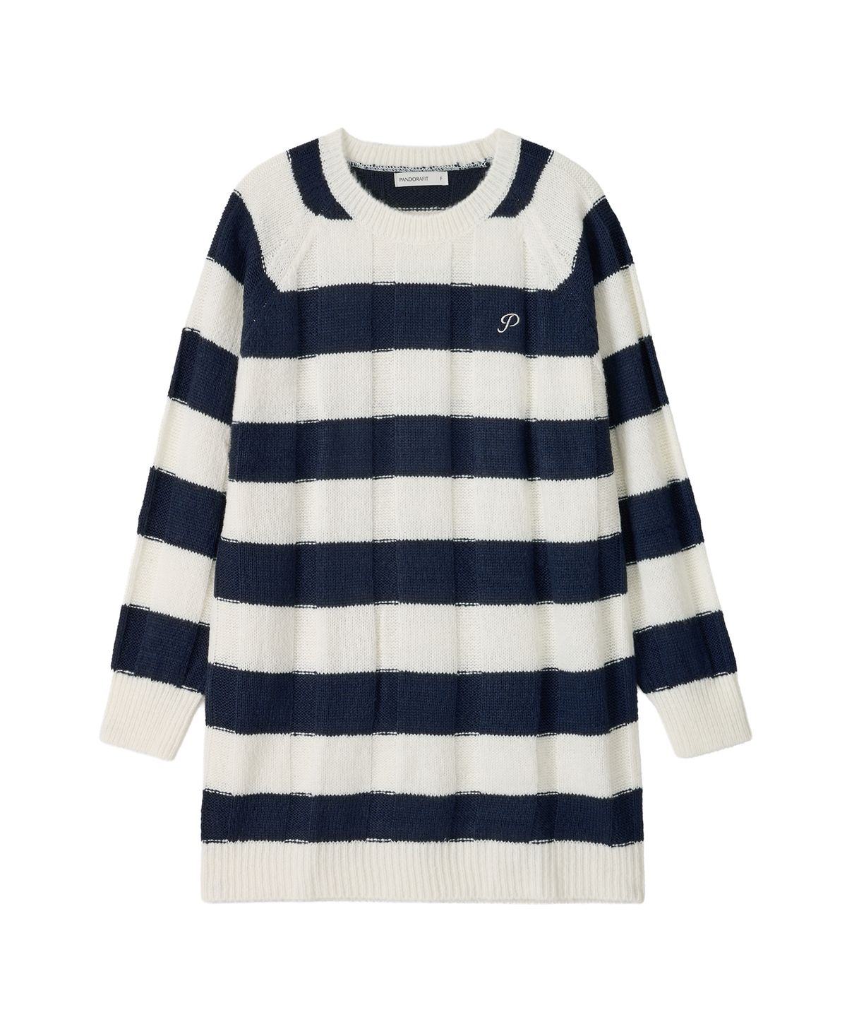 판도라핏(PANDORAFIT) Luna Stripe Knit Dress (ivory)