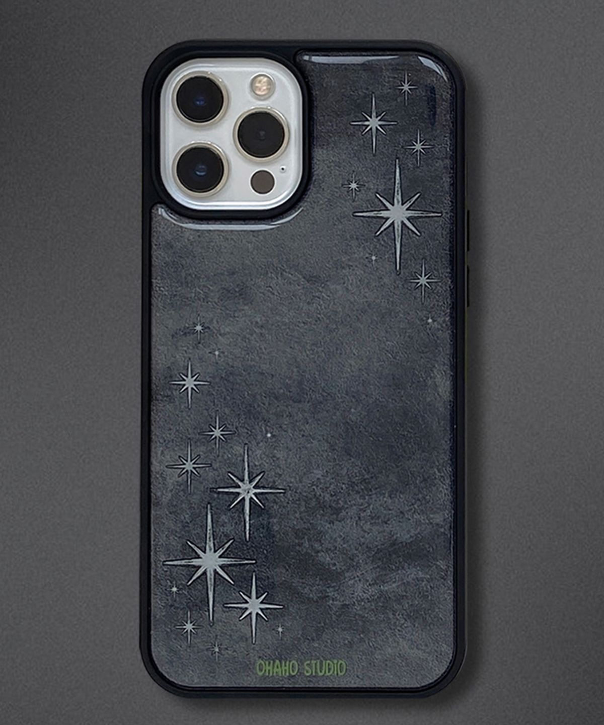 오하호 스튜디오(OHAHO STUDIO) Evening Gray Phone case (에폭시/글라스/맥세이프글라스)