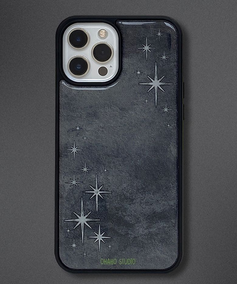 Evening Gray Phone case (에폭시/글라스/맥세이프글라스)