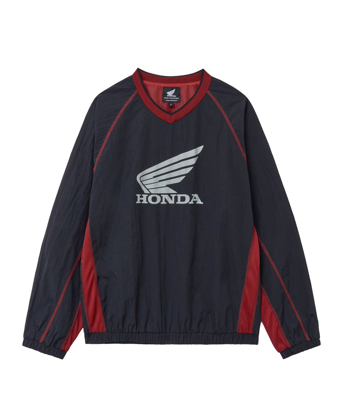 핍스 모터사이클(PHYPS MOTORCYCLE) Nylon Mesh Block Long Sleeve Black