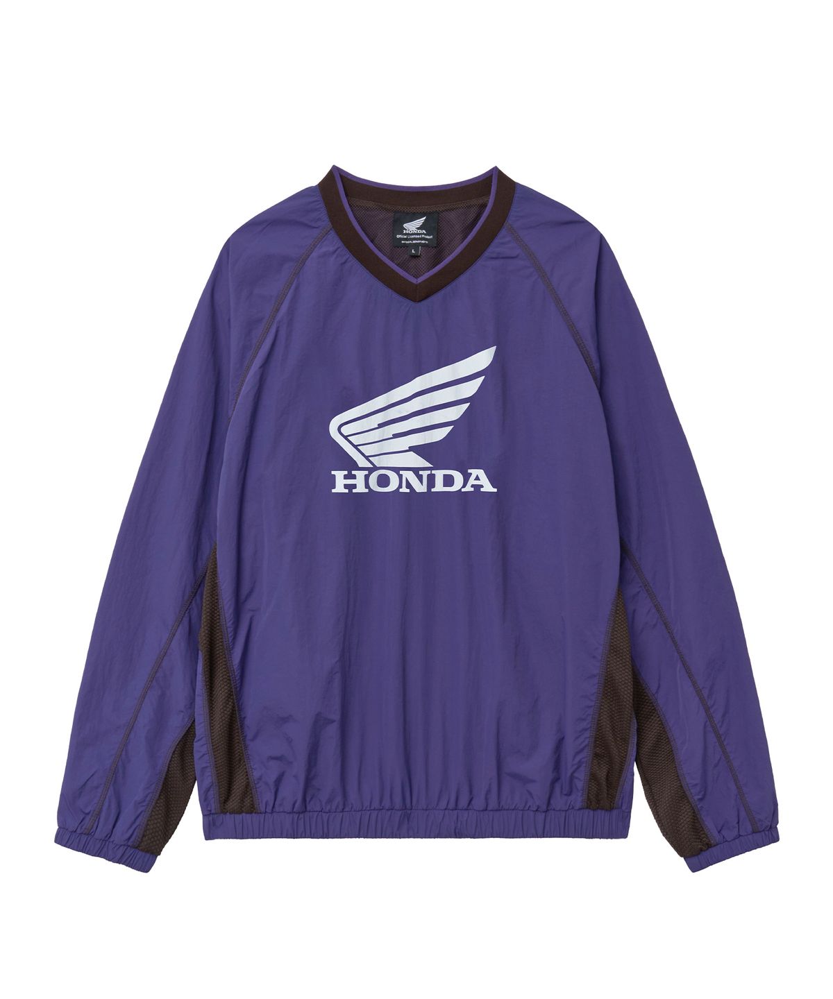 핍스 모터사이클(PHYPS MOTORCYCLE) Nylon Mesh Block Long Sleeve Purple