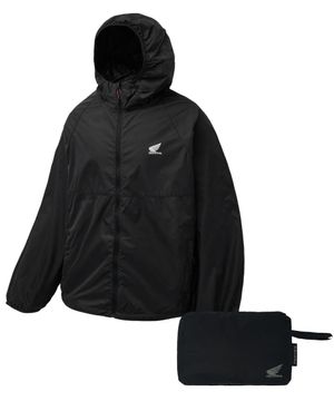 H-Tech Pertex Packable Windbreaker Black
