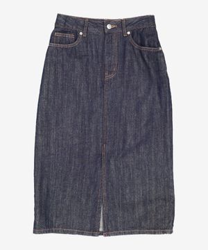 데님 미디 스커트  네이비 (323127LP6R) XS