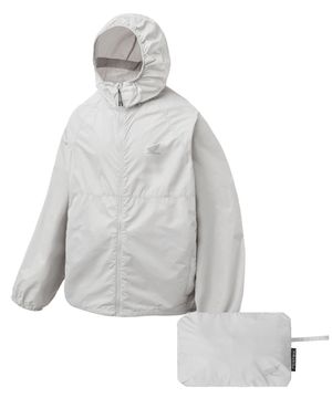 H-Tech Pertex Packable Windbreaker Gray