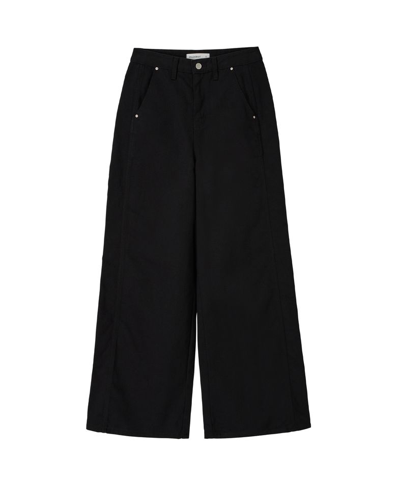 Raw Hem Pants (black)